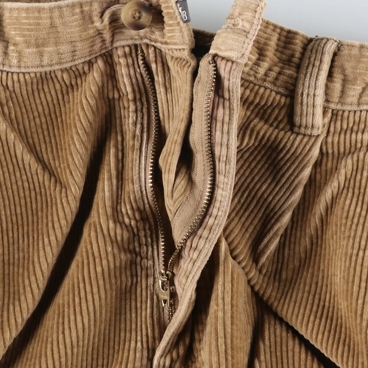 Vintage St. John's Bay two-pleat corduroy pants, men's size 34. cotton brown type Vintage Second Hand
