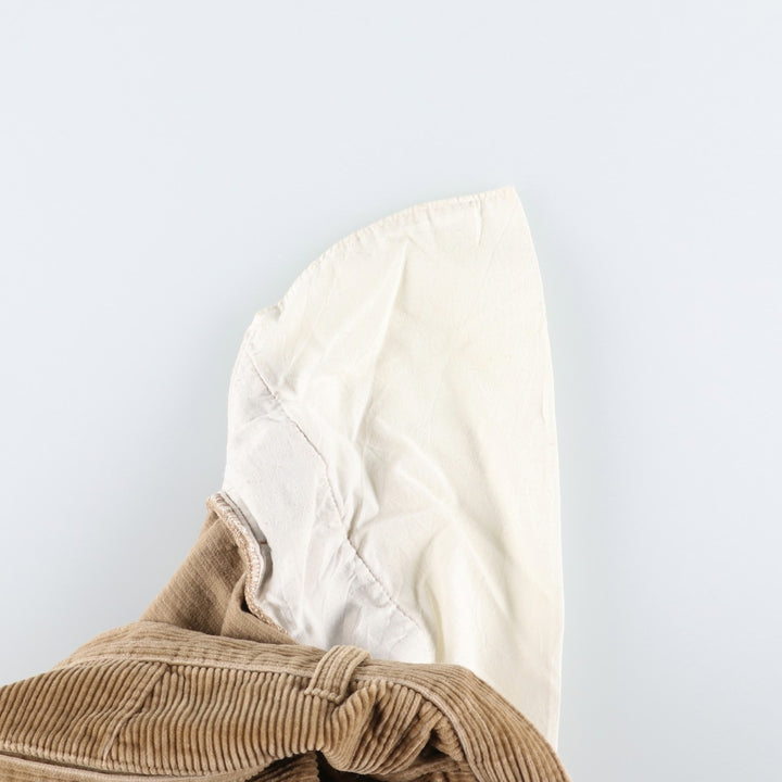 Vintage St. John's Bay two-pleat corduroy pants, men's size 34. cotton brown type Vintage Second Hand