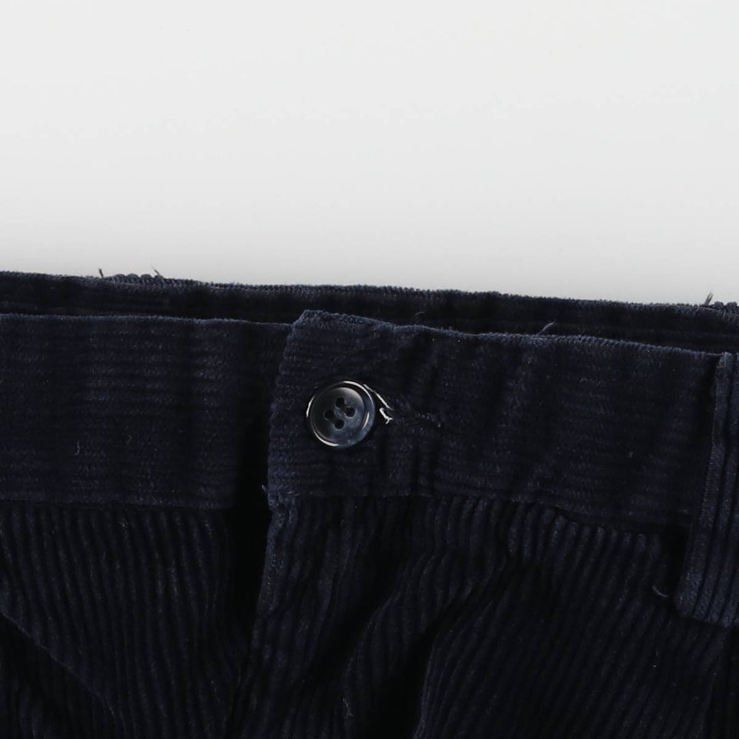 2000'S Dockers Recode Two-Pleated Corduroy Pants, Men's, Size W34 cotton navy blue type Vintage Second Hand