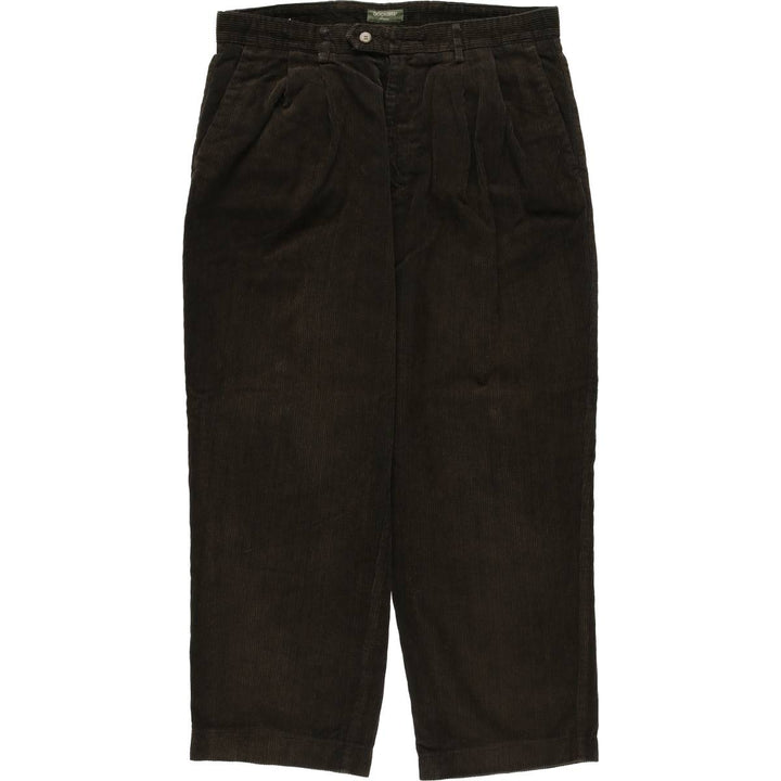 Dockers Two-pleat Corduroy Pants, Men's, Size W35 cotton Khaki type Vintage Second Hand