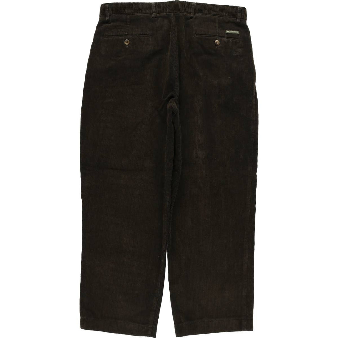 Dockers Two-pleat Corduroy Pants, Men's, Size W35 cotton Khaki type Vintage Second Hand