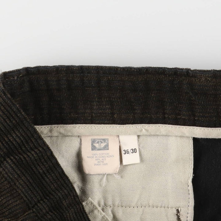 Dockers Two-pleat Corduroy Pants, Men's, Size W35 cotton Khaki type Vintage Second Hand