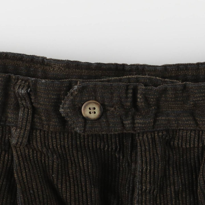 Dockers Two-pleat Corduroy Pants, Men's, Size W35 cotton Khaki type Vintage Second Hand