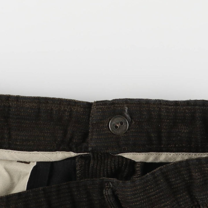 Dockers Two-pleat Corduroy Pants, Men's, Size W35 cotton Khaki type Vintage Second Hand