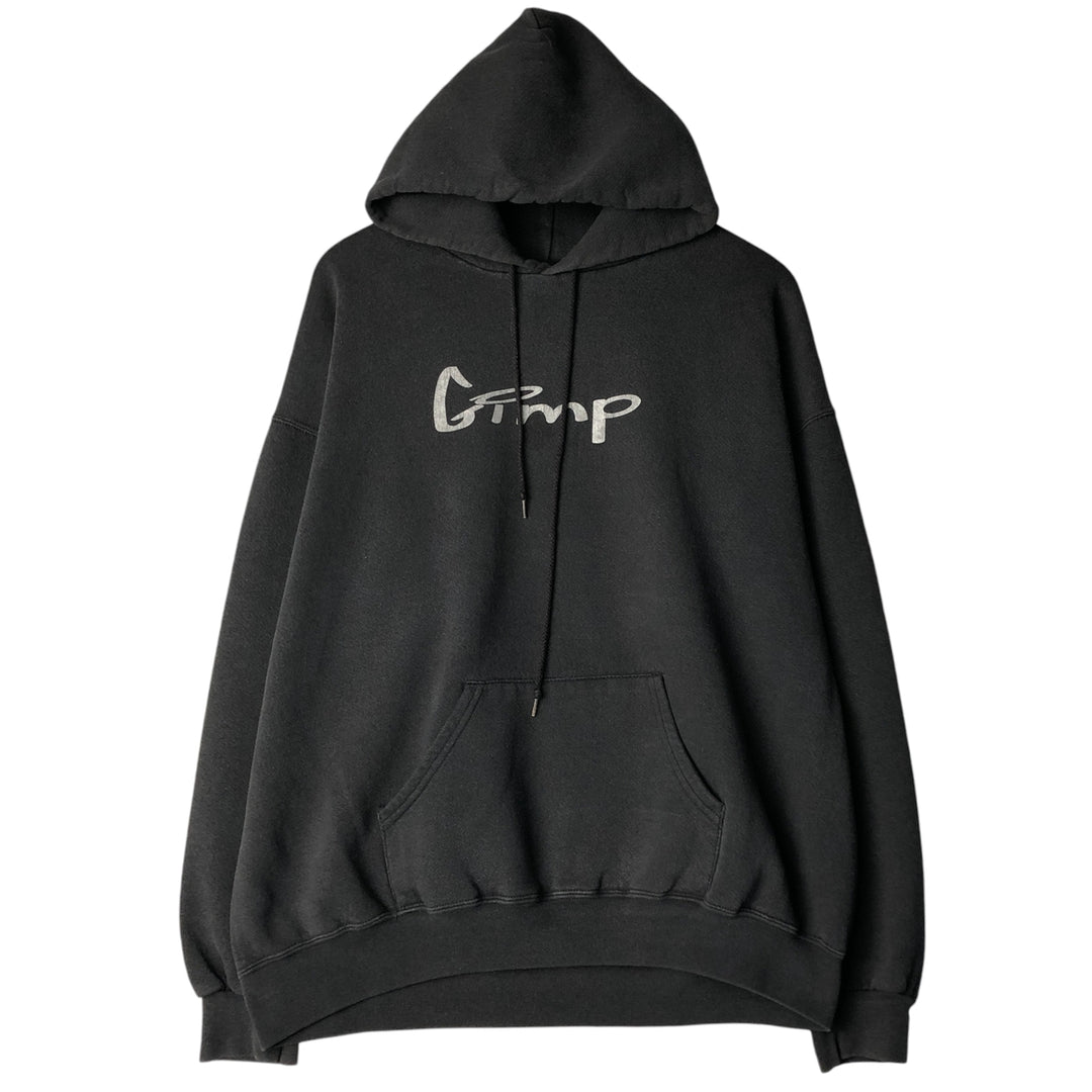 Vintage Lee sweatshirt pullover hoodie from the 90s-00s, size XL, men's cotton black type Vintage Second Hand