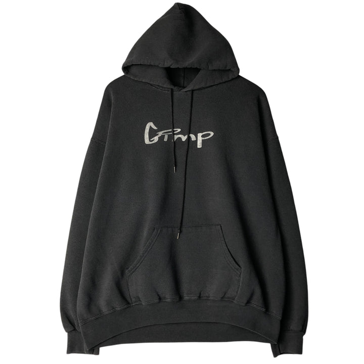 Vintage Lee sweatshirt pullover hoodie from the 90s-00s, size XL, men's cotton black type Vintage Second Hand