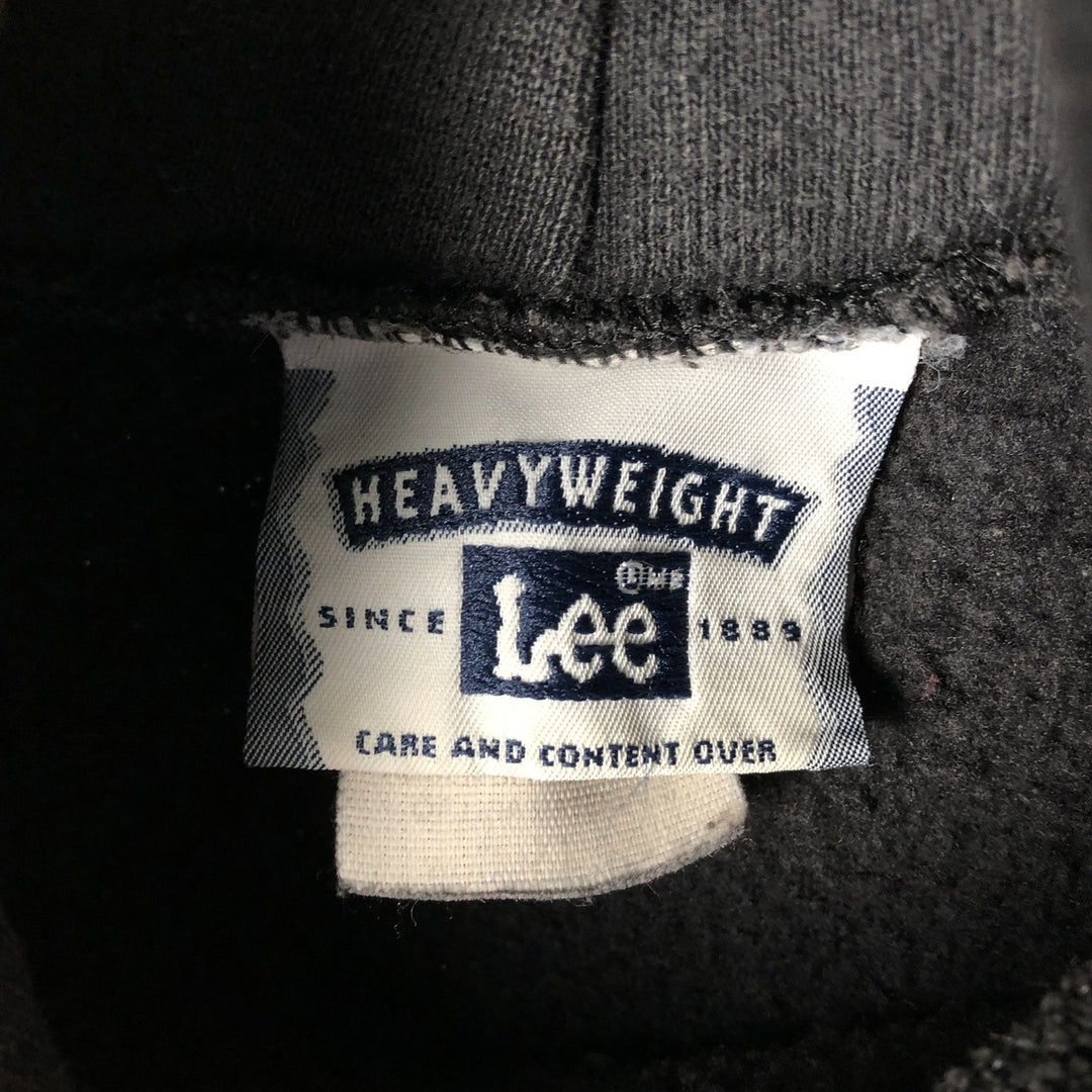 Vintage Lee sweatshirt pullover hoodie from the 90s-00s, size XL, men's cotton black type Vintage Second Hand