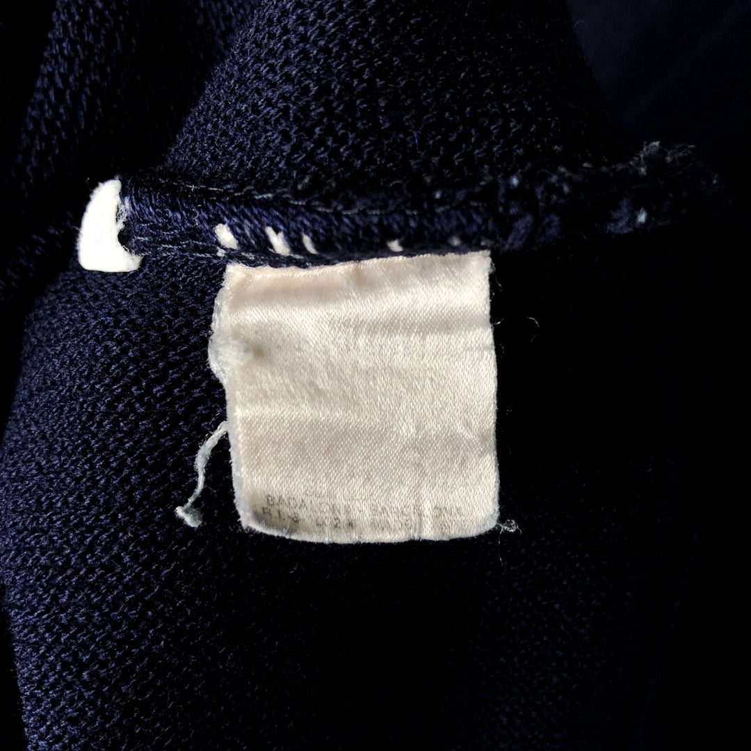 Vintage 70s-80'S Lacoste Chemise Acrylic Knit Cardigan, Men's XL unclear navy blue type Vintage Second Hand