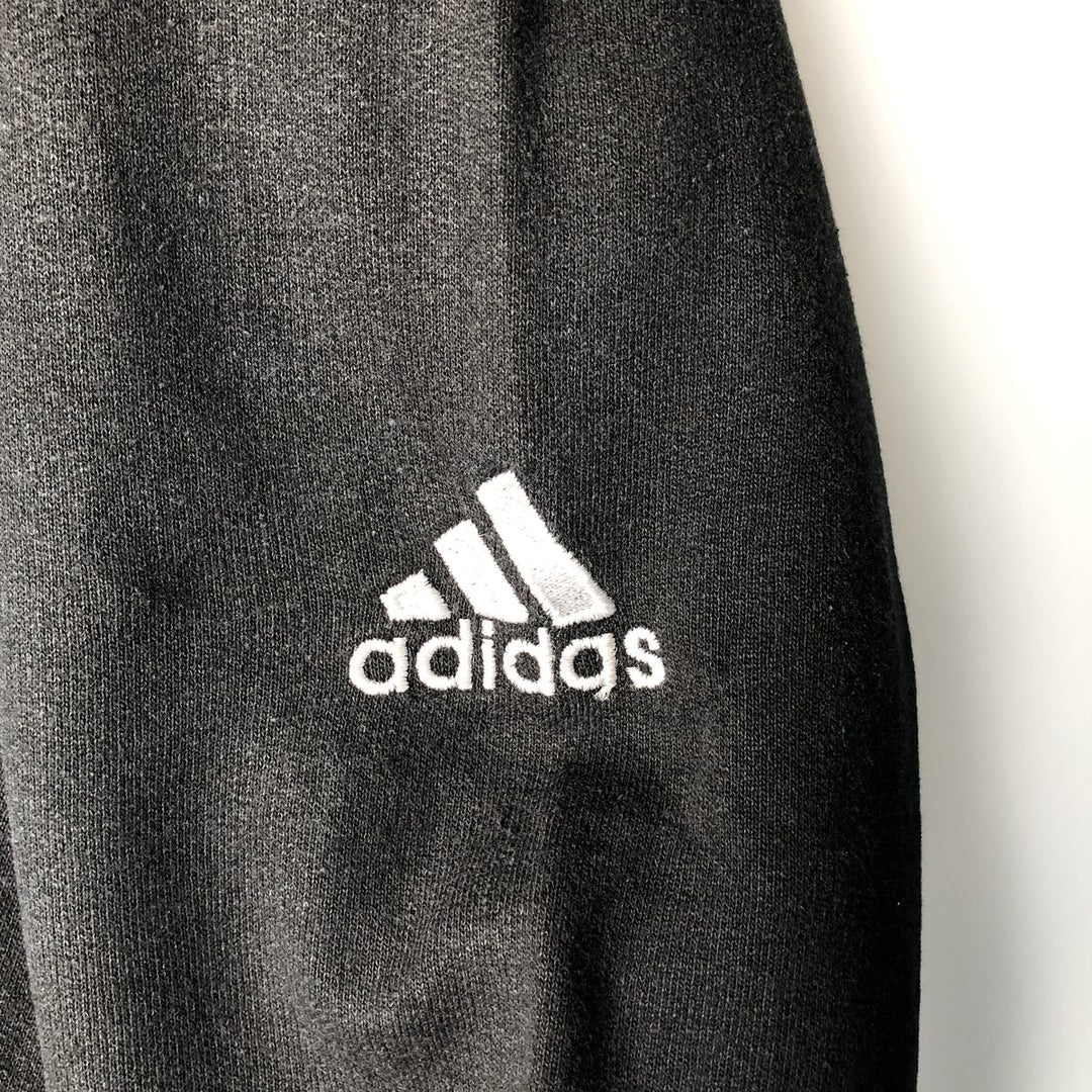 Vintage 90s-00'S Adidas back print sweatshirt, size M, men's cotton black type Vintage Second Hand