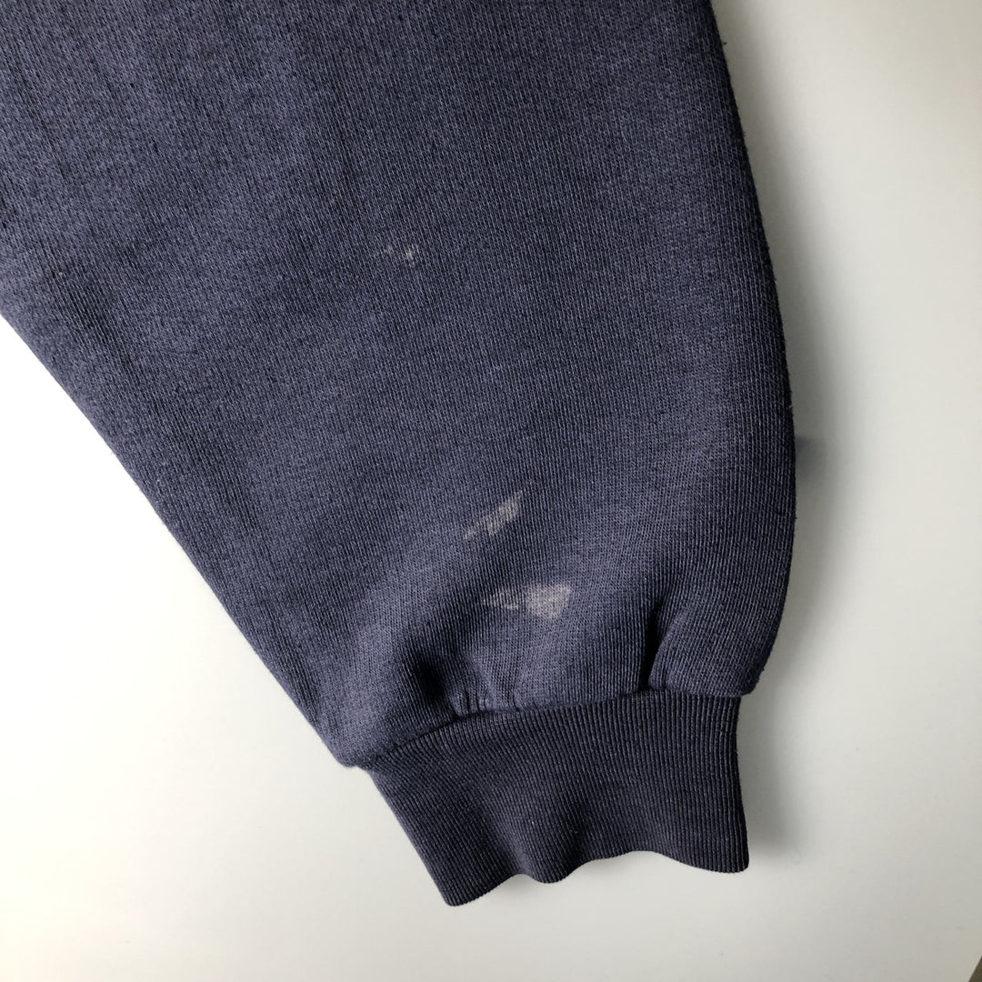 Vintage 90s-00'S Adidas logo sweatshirt, size M, men's cotton navy blue type Vintage Second Hand