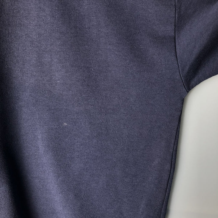 Vintage 90s-00'S Adidas logo sweatshirt, size M, men's cotton navy blue type Vintage Second Hand