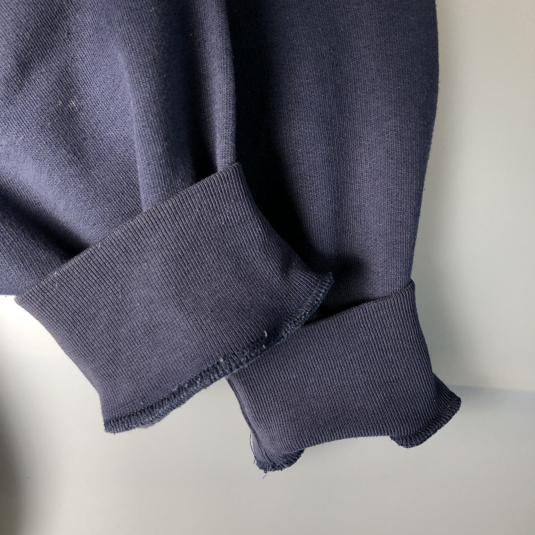 Vintage 90s-00'S Adidas logo sweatshirt, size M, men's cotton navy blue type Vintage Second Hand