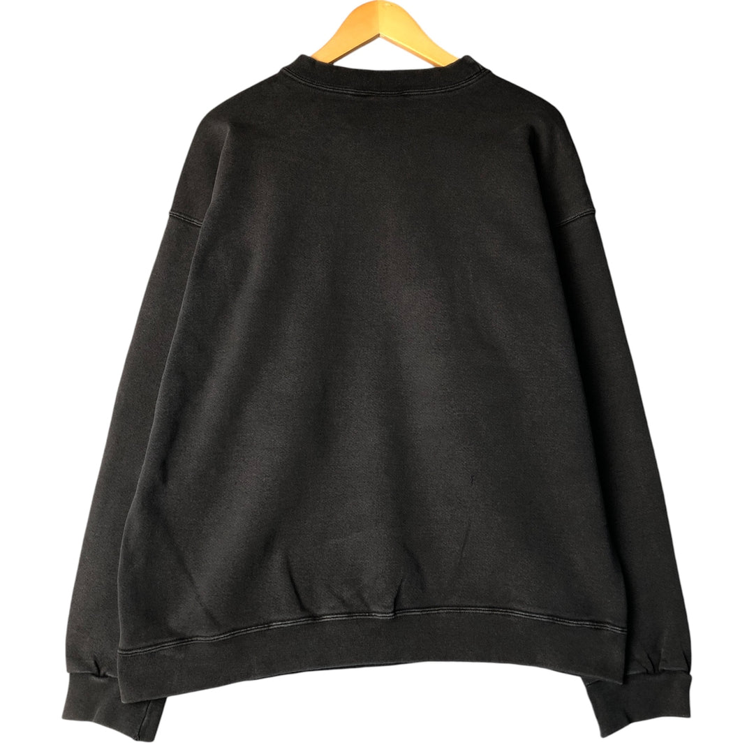 90'S Nike One Point Logo Sweatshirt, Men's L Size, Vintage cotton black type Vintage Second Hand