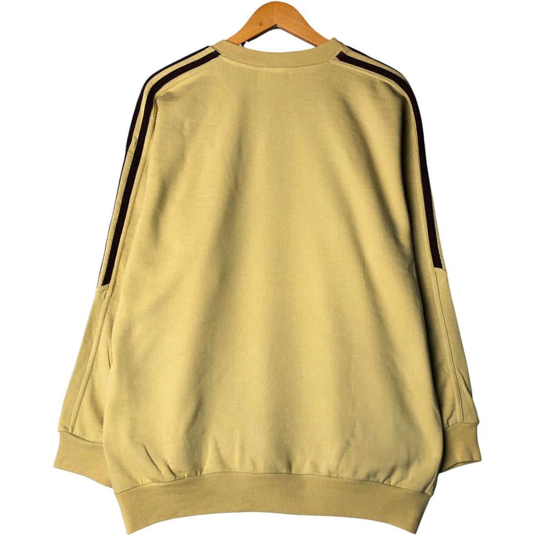 Vintage 90s-00'S Adidas One-Point Logo Sweatshirt, Men's Size Medium cotton yellow type Vintage Second Hand