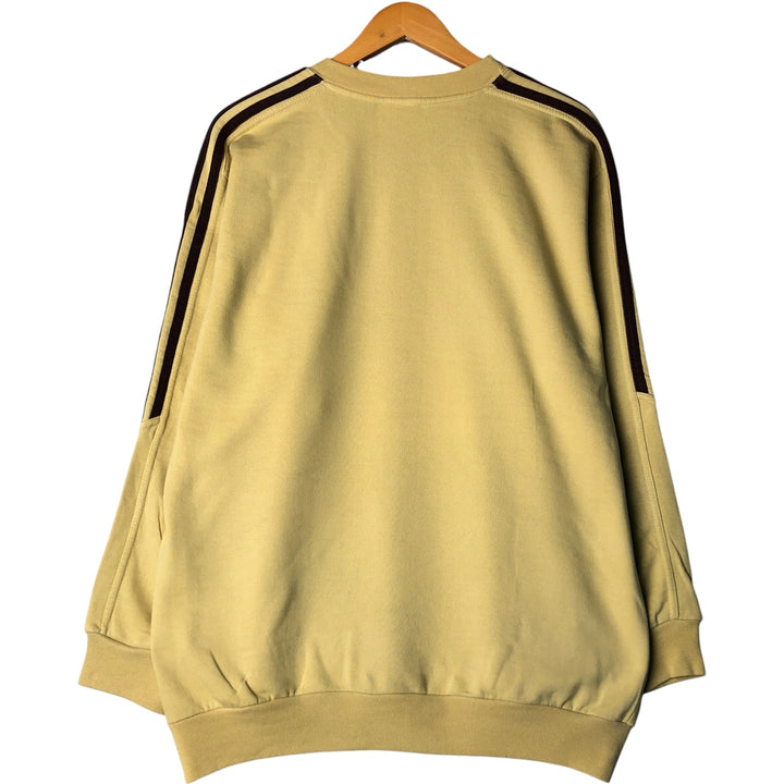 Vintage 90s-00'S Adidas One-Point Logo Sweatshirt, Men's Size Medium cotton yellow type Vintage Second Hand