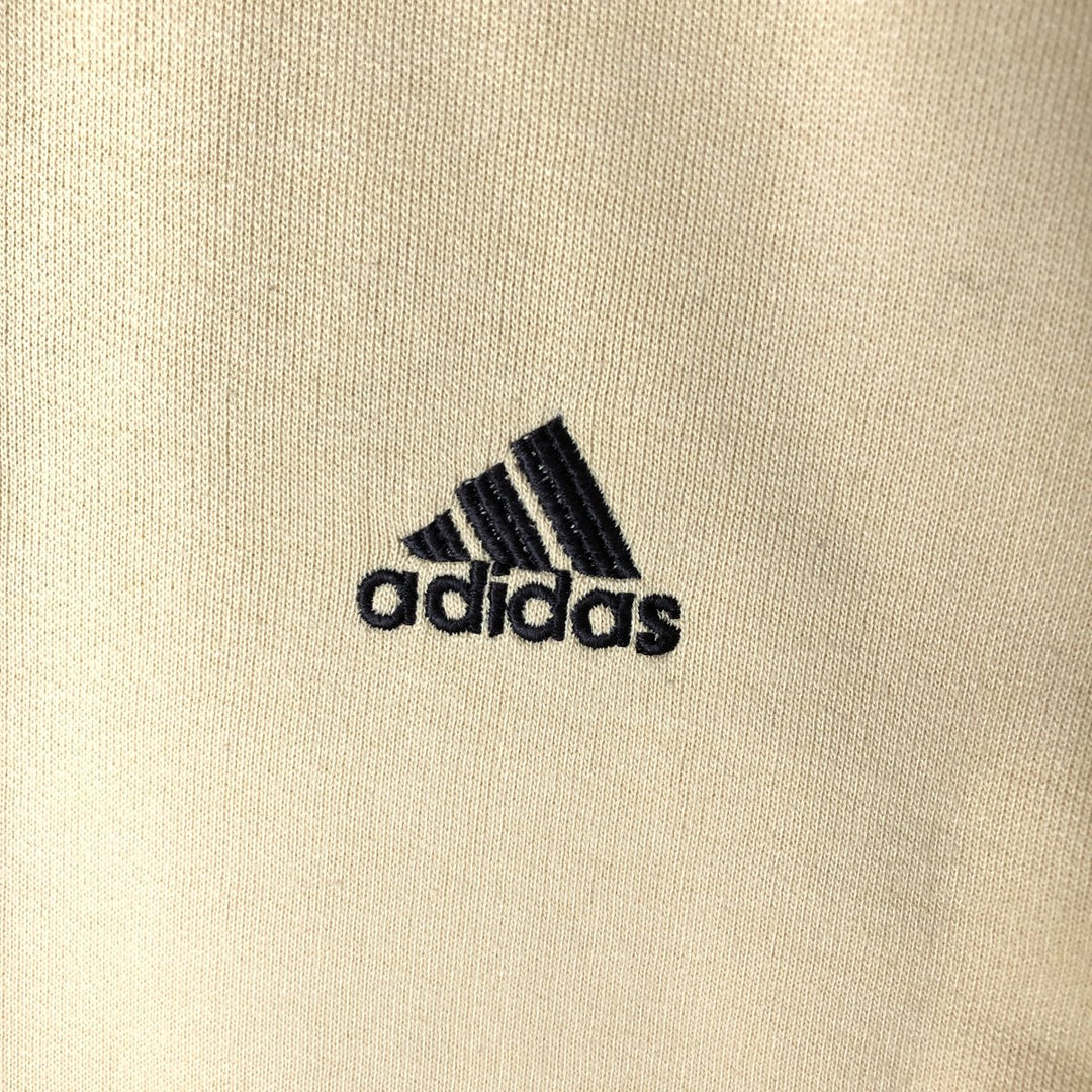 Vintage 90s-00'S Adidas One-Point Logo Sweatshirt, Men's Size Medium cotton yellow type Vintage Second Hand