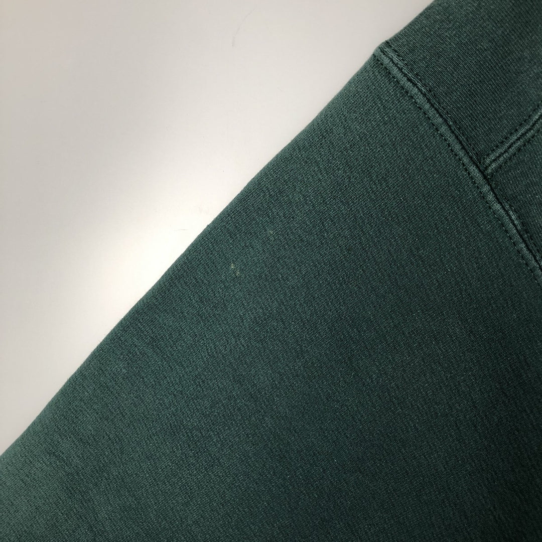 90s-00'S Vintage Nike Logo Sweatshirt, Made in USA, Men's Size Medium cotton green type Vintage Second Hand