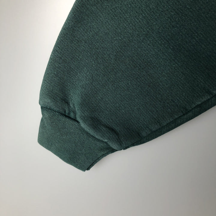 90s-00'S Vintage Nike Logo Sweatshirt, Made in USA, Men's Size Medium cotton green type Vintage Second Hand