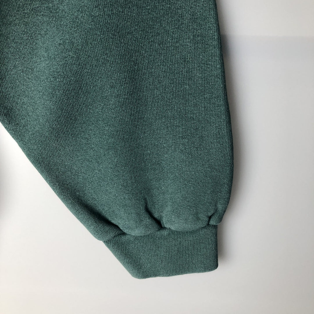 90s-00'S Vintage Nike Logo Sweatshirt, Made in USA, Men's Size Medium cotton green type Vintage Second Hand