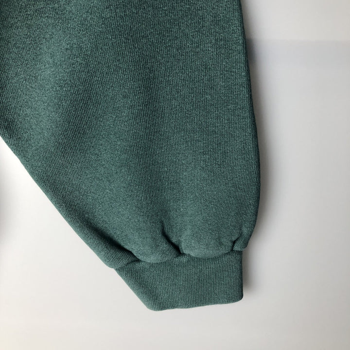 90s-00'S Vintage Nike Logo Sweatshirt, Made in USA, Men's Size Medium cotton green type Vintage Second Hand