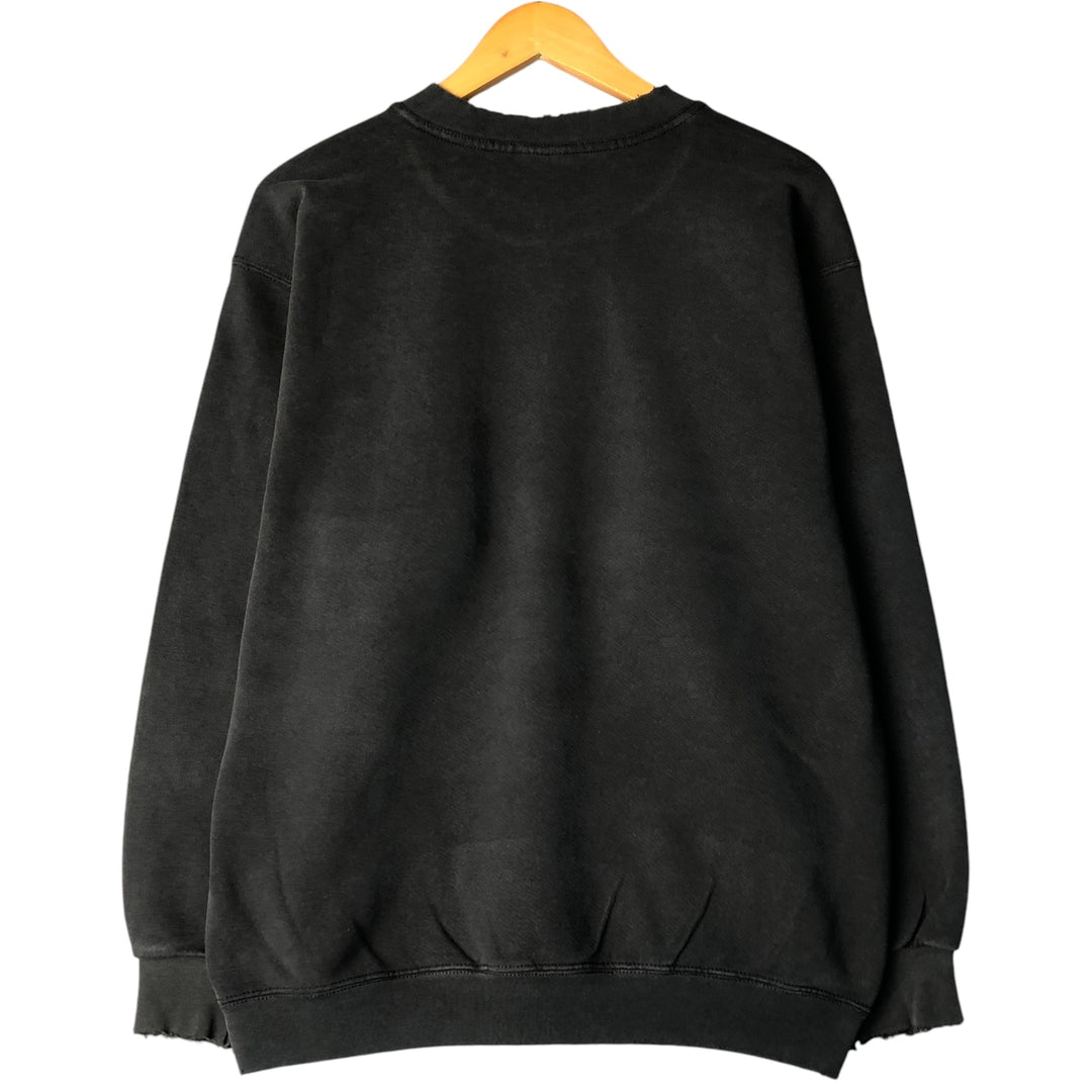 Vintage 90'S Nike One-Point Logo Sweatshirt, Made in USA, Men's Size Medium cotton black type Vintage Second Hand