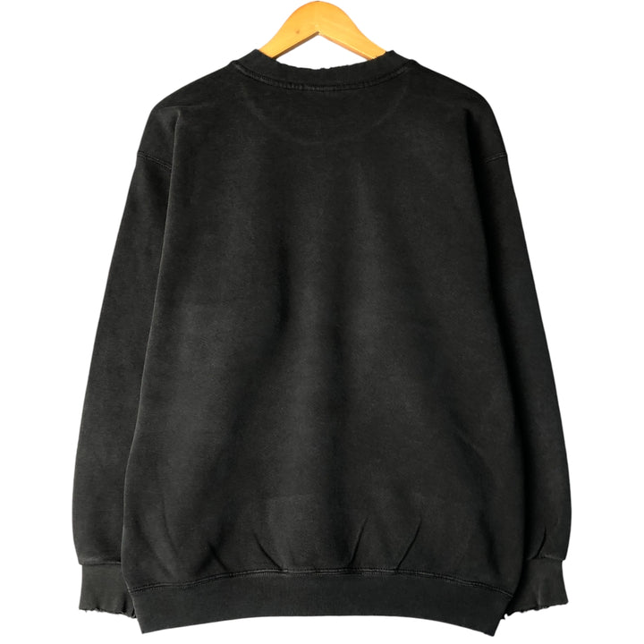 Vintage 90'S Nike One-Point Logo Sweatshirt, Made in USA, Men's Size Medium cotton black type Vintage Second Hand