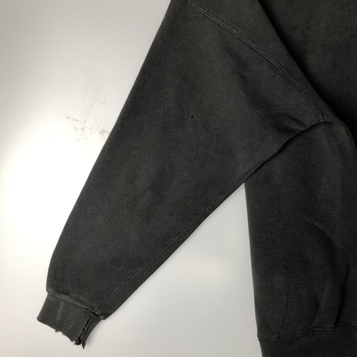 Vintage 90'S Nike One-Point Logo Sweatshirt, Made in USA, Men's Size Medium cotton black type Vintage Second Hand