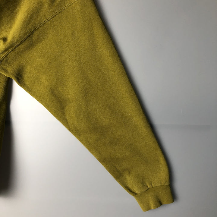 90'S Nike One Point Logo Sweatshirt Trainer Made in USA Men's XL Vintage cotton green type yellow green Vintage Second Hand