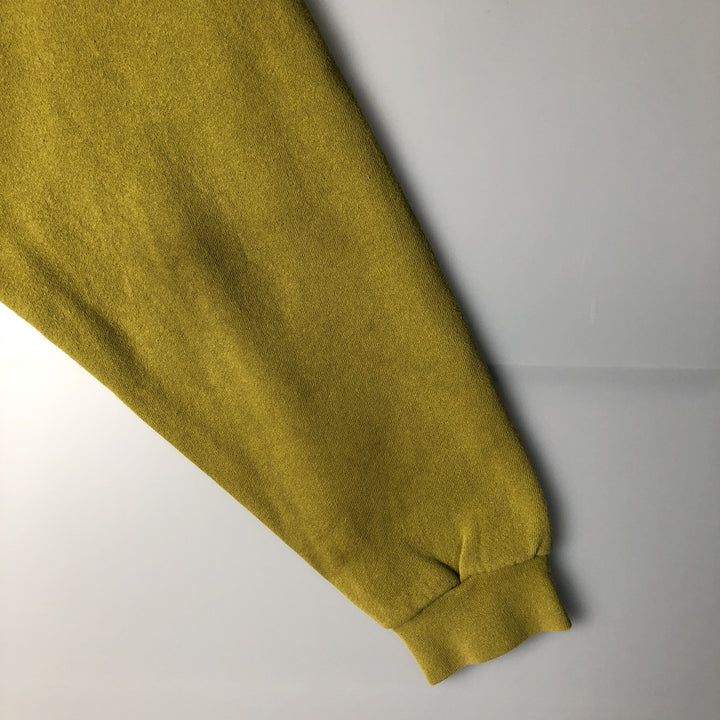 90'S Nike One Point Logo Sweatshirt Trainer Made in USA Men's XL Vintage cotton green type yellow green Vintage Second Hand
