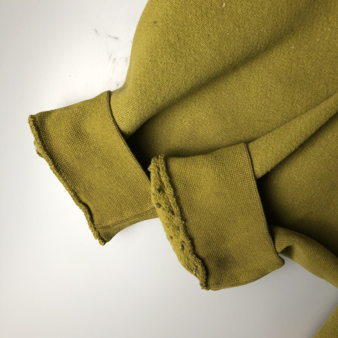 90'S Nike One Point Logo Sweatshirt Trainer Made in USA Men's XL Vintage cotton green type yellow green Vintage Second Hand