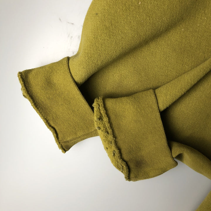90'S Nike One Point Logo Sweatshirt Trainer Made in USA Men's XL Vintage cotton green type yellow green Vintage Second Hand