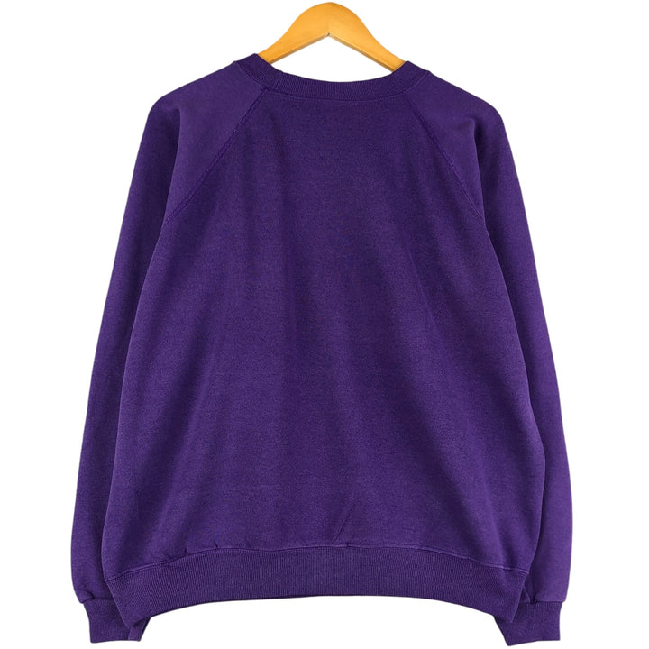 80's Hanes Blue Tag Hard Rock Cafe Advertising Sweatshirt Trainer Made in USA Men's XL cotton purple type Vintage Second Hand