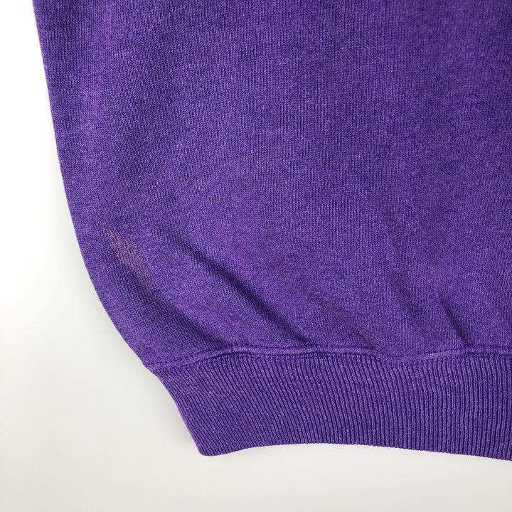 80's Hanes Blue Tag Hard Rock Cafe Advertising Sweatshirt Trainer Made in USA Men's XL cotton purple type Vintage Second Hand