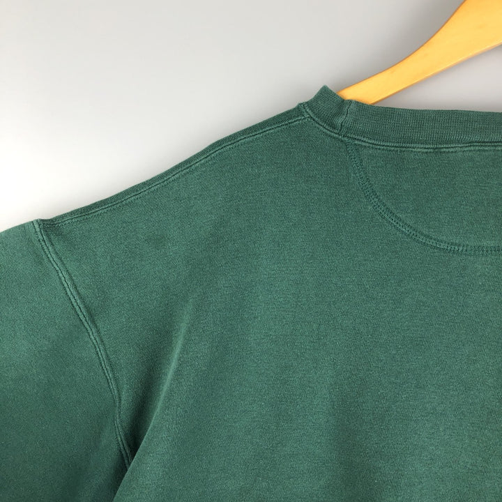 90'S Planet Hollywood Advertising Sweatshirt, Made in USA, Men's L, Vintage cotton dark green Vintage Second Hand