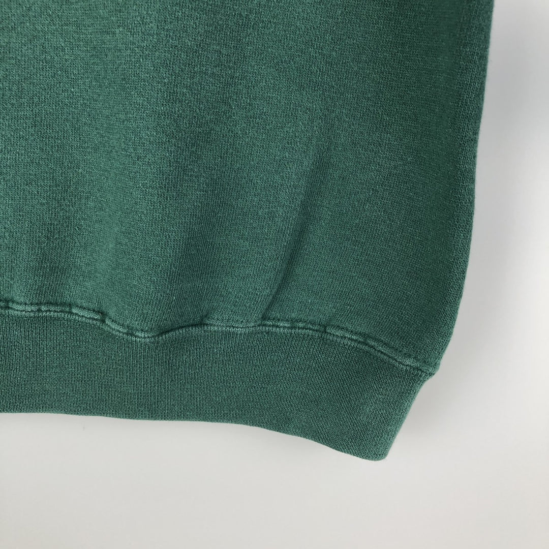 90'S Planet Hollywood Advertising Sweatshirt, Made in USA, Men's L, Vintage cotton dark green Vintage Second Hand