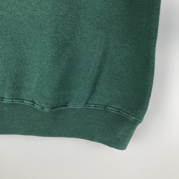 90'S Planet Hollywood Advertising Sweatshirt, Made in USA, Men's L, Vintage cotton dark green Vintage Second Hand