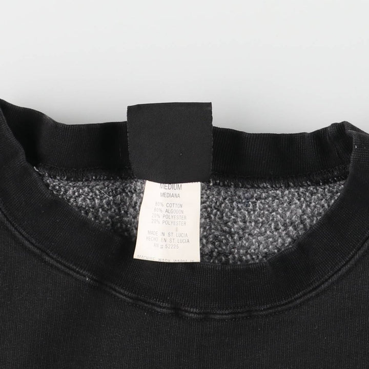 Vintage 90'S Harley-Davidson Advertising Sweatshirt, Men's Size Medium cotton Charcoal Vintage Second Hand