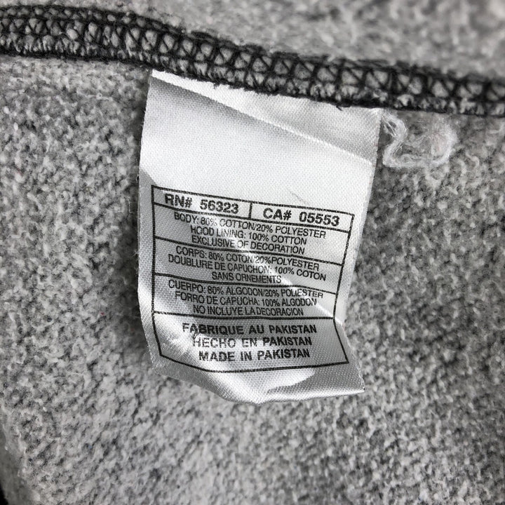 Nike Sweat Pullover Hoodie Men's XL Size cotton Charcoal Vintage Second Hand