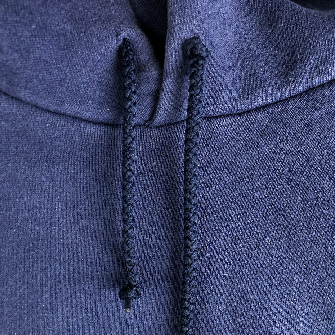 Vintage 90'S adidas Trefoil logo sweatshirt pullover hoodie, Made in USA, Men's XL cotton Navy blue Vintage Second Hand