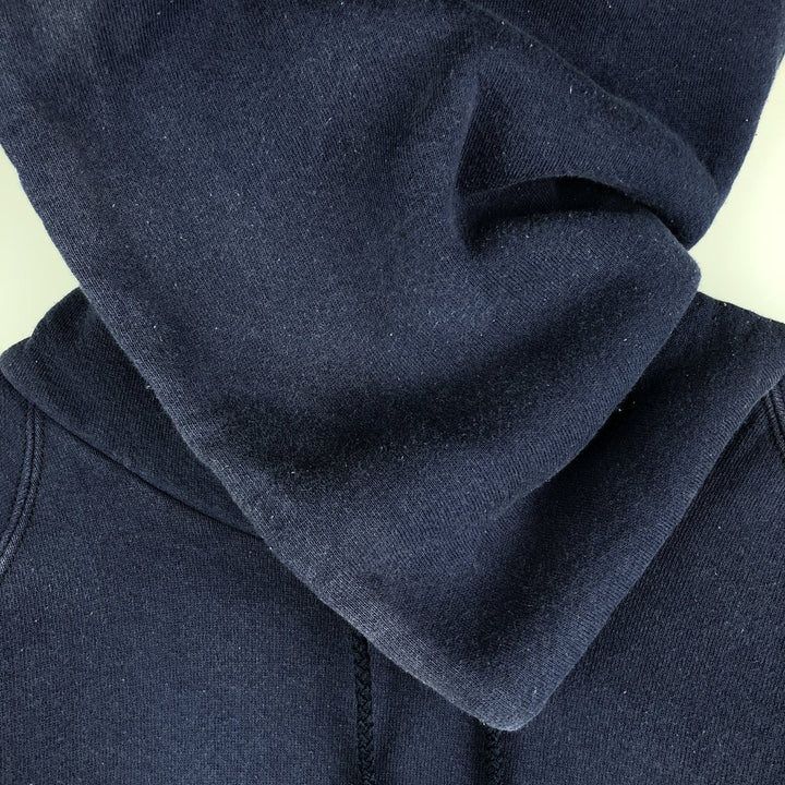 Vintage 90'S adidas Trefoil logo sweatshirt pullover hoodie, Made in USA, Men's XL cotton Navy blue Vintage Second Hand