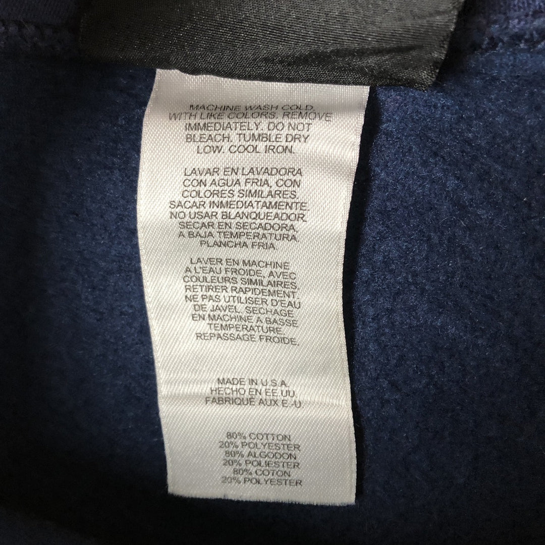 Vintage 90'S adidas Team pullover sweatshirt, Made in USA, Men's size M cotton navy blue type Vintage Second Hand