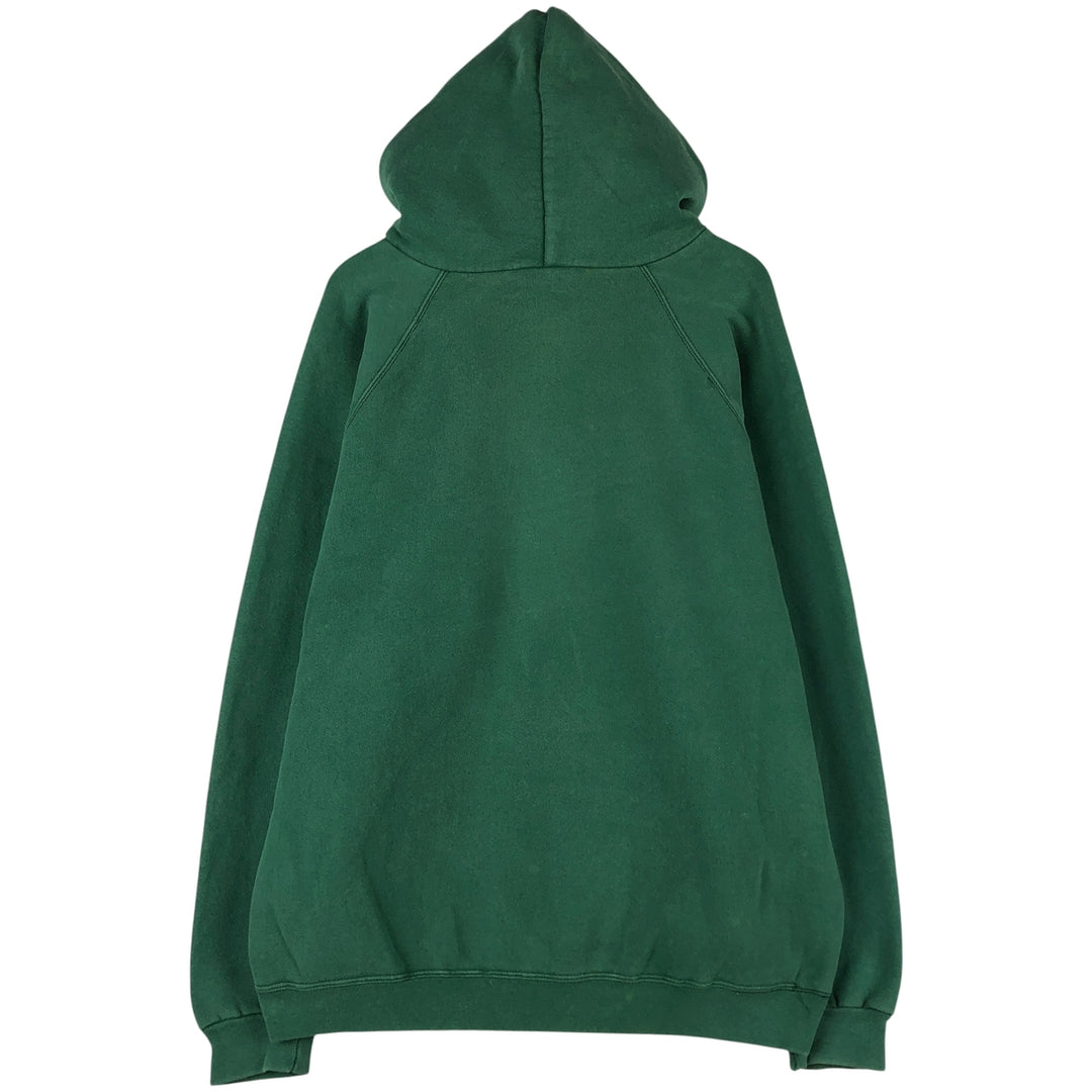 Vintage 90'S adidas Trefoil logo sweatshirt pullover hoodie, Made in USA, Men's XL cotton green type Vintage Second Hand