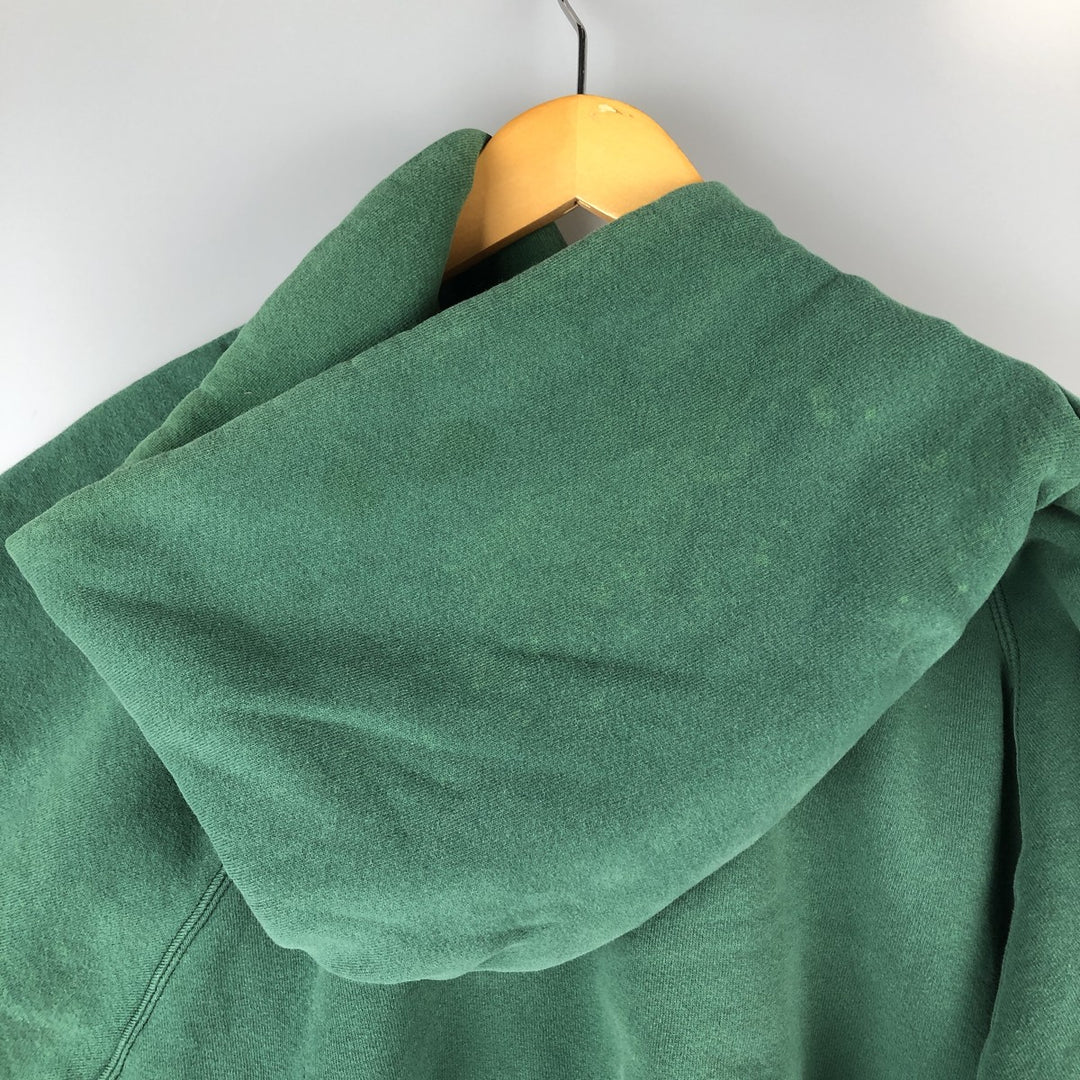 Vintage 90'S adidas Trefoil logo sweatshirt pullover hoodie, Made in USA, Men's XL cotton green type Vintage Second Hand