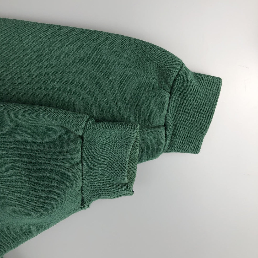 Vintage 90'S adidas Trefoil logo sweatshirt pullover hoodie, Made in USA, Men's XL cotton green type Vintage Second Hand