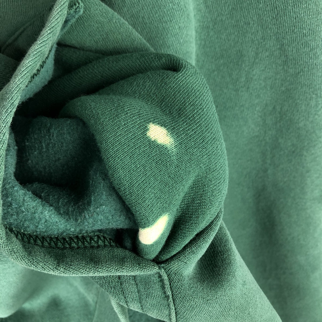 Vintage 90'S adidas Trefoil logo sweatshirt pullover hoodie, Made in USA, Men's XL cotton green type Vintage Second Hand