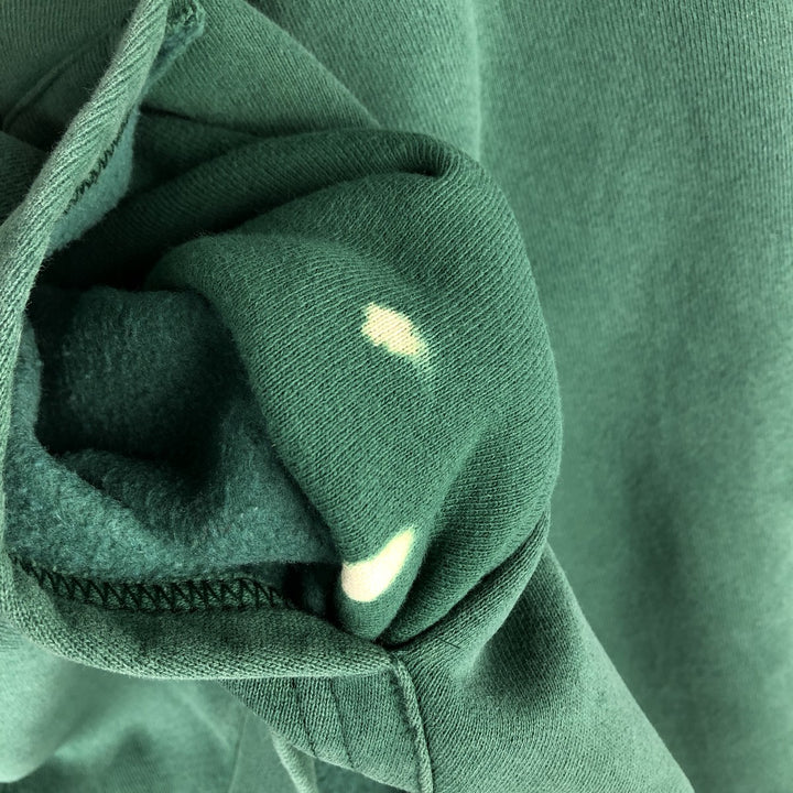 Vintage 90'S adidas Trefoil logo sweatshirt pullover hoodie, Made in USA, Men's XL cotton green type Vintage Second Hand