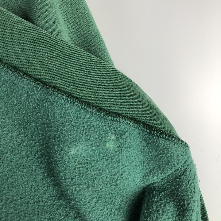 Vintage 90'S adidas Trefoil logo sweatshirt pullover hoodie, Made in USA, Men's XL cotton green type Vintage Second Hand