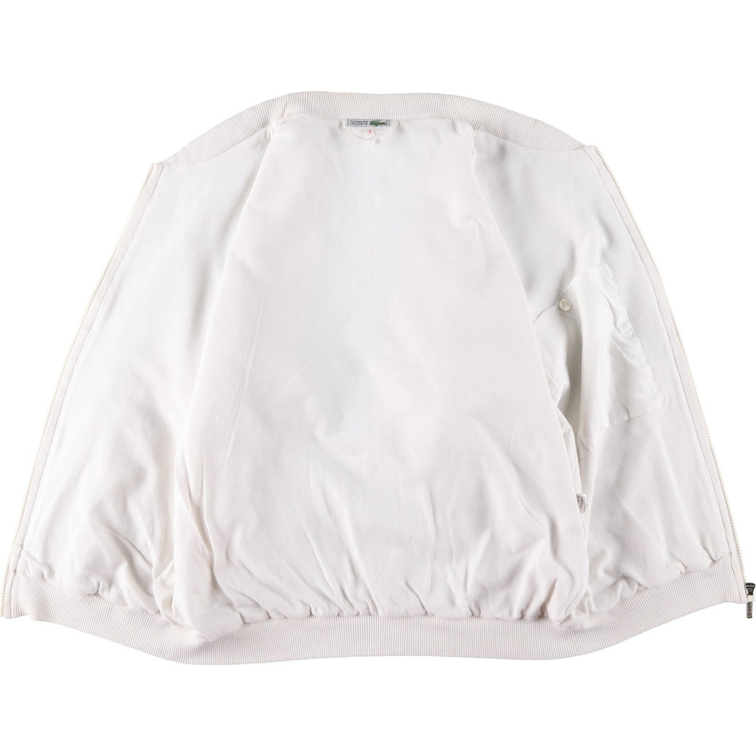 Vintage 1970'S Lacoste Chemise French Lacoste windbreaker, Made in France, Men's Size Medium polyester white type Vintage Second Hand