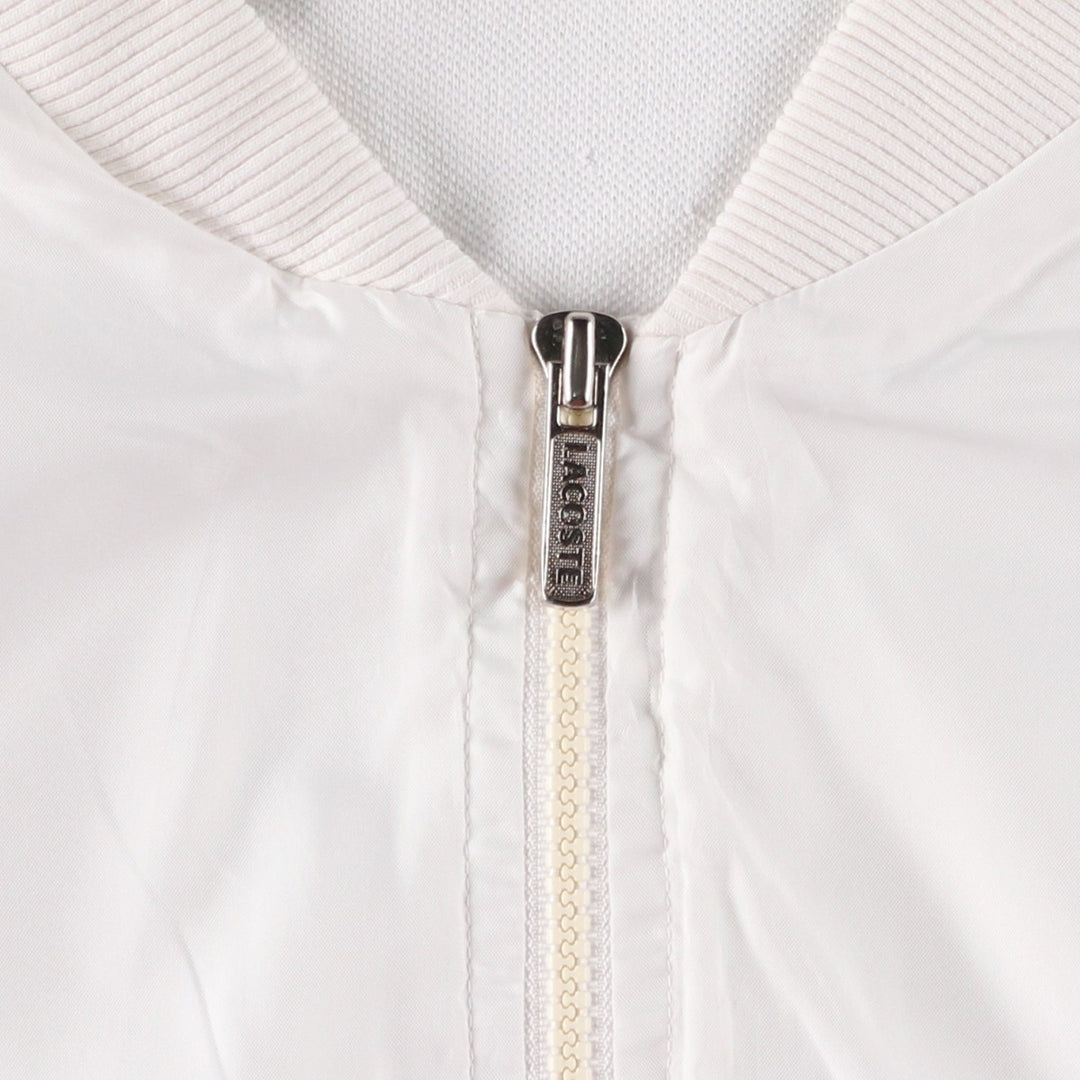 Vintage 1970'S Lacoste Chemise French Lacoste windbreaker, Made in France, Men's Size Medium polyester white type Vintage Second Hand