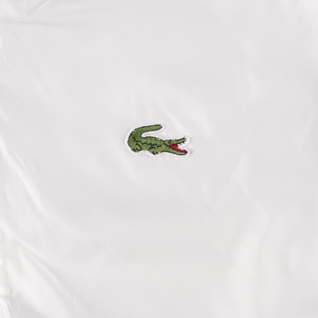 Vintage 1970'S Lacoste Chemise French Lacoste windbreaker, Made in France, Men's Size Medium polyester white type Vintage Second Hand